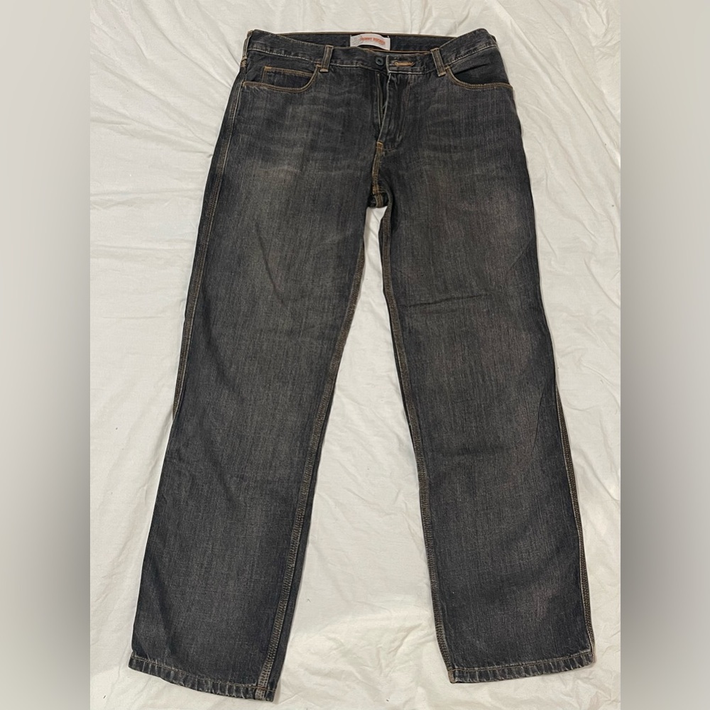 Brand new Skinny Rocker Old Navy jeans. Distressed black. Size 34x32.